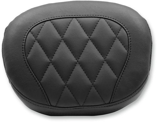Sissy Bar Pad - Large - Black - Diamond - FXS/FLS - Lutzka's Garage