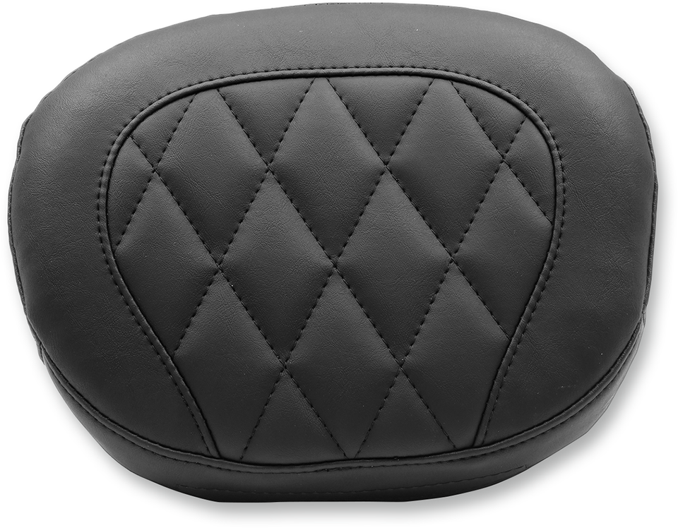 Sissy Bar Pad - Large - Black - Diamond - FXS/FLS - Lutzka's Garage