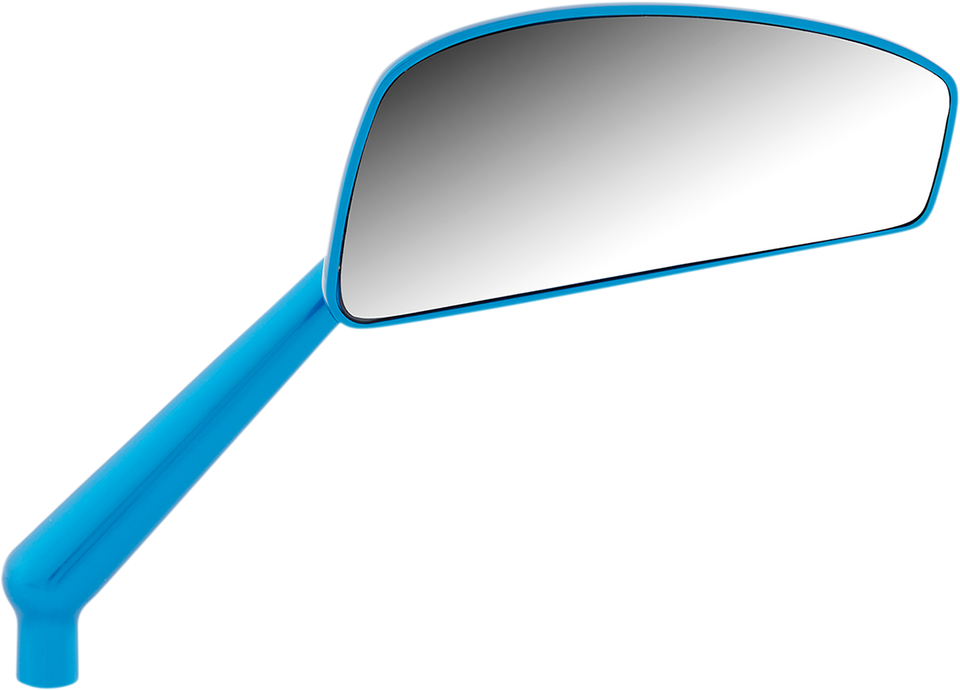 Tearchop Mirror - Righthand - Blue - Lutzka's Garage