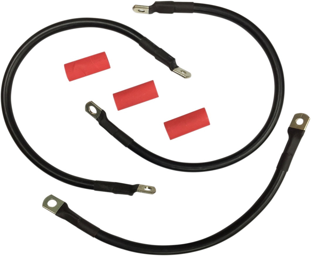 Black Battery Cable Set - 82-88 FXR