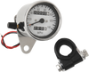 2.4" MPH Mini LED Mechanical Speedometer/Indicators/Trip - Chrome Housing - White Face - 2:1 - Lutzka's Garage
