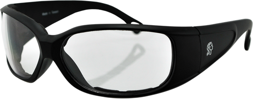 Colorado Sunglasses - Matte Black - Clear - Lutzka's Garage