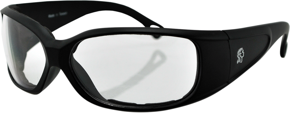 Colorado Sunglasses - Matte Black - Clear - Lutzka's Garage