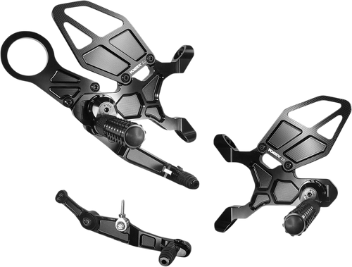 Rearset - Black - S1000RR - Lutzka's Garage