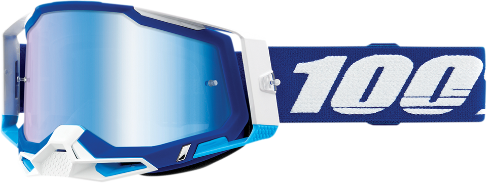 Racecraft 2 Goggles - Blue - Blue Mirror - Lutzka's Garage
