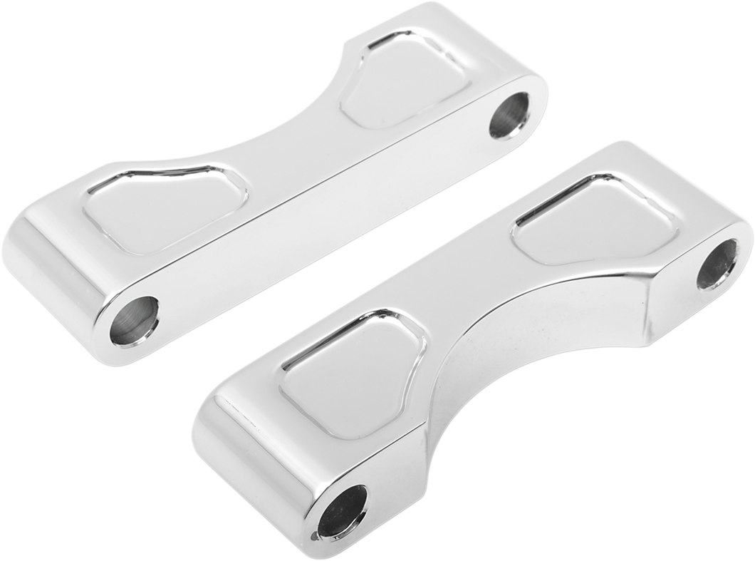 Hugger Front Fender Mounting Blocks - For 21