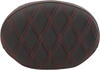 Oval Sissy Bar Pad - Double Diamond - Red Stitch - FL 99-22