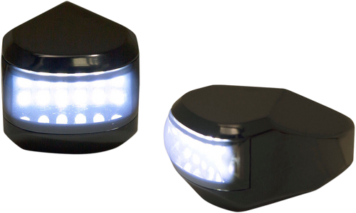LED Driving/Turn Signal Light - Black - Smoke Lens - Lutzka's Garage