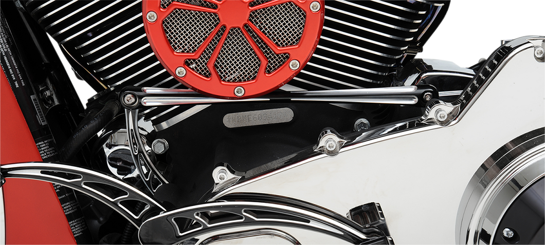 Shift Rod - Deep Cut - Round - Black - Lutzka's Garage