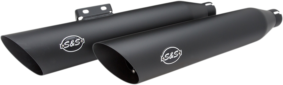 Slash Cut Race Mufflers - Black - Lutzka's Garage