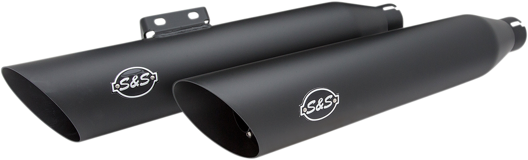 Slash Cut Race Mufflers - Black - Lutzka's Garage