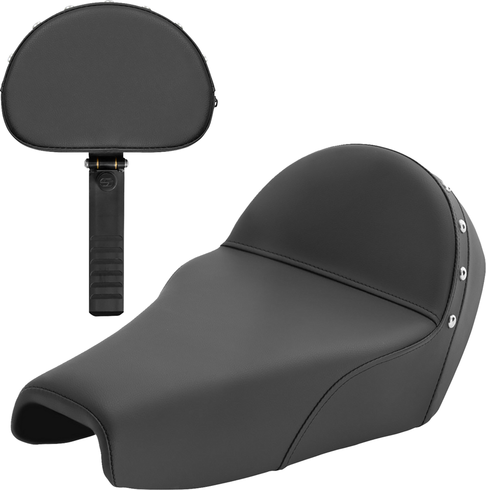 Solo Seat - Studded w/ Backrest - XL 04-22