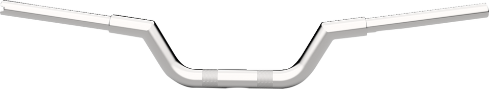 Handlebar - Valley - 1" - Stainless Steel - Lutzka's Garage