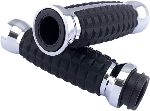 Grips - Grenade - TBW - Chrome - Lutzka's Garage