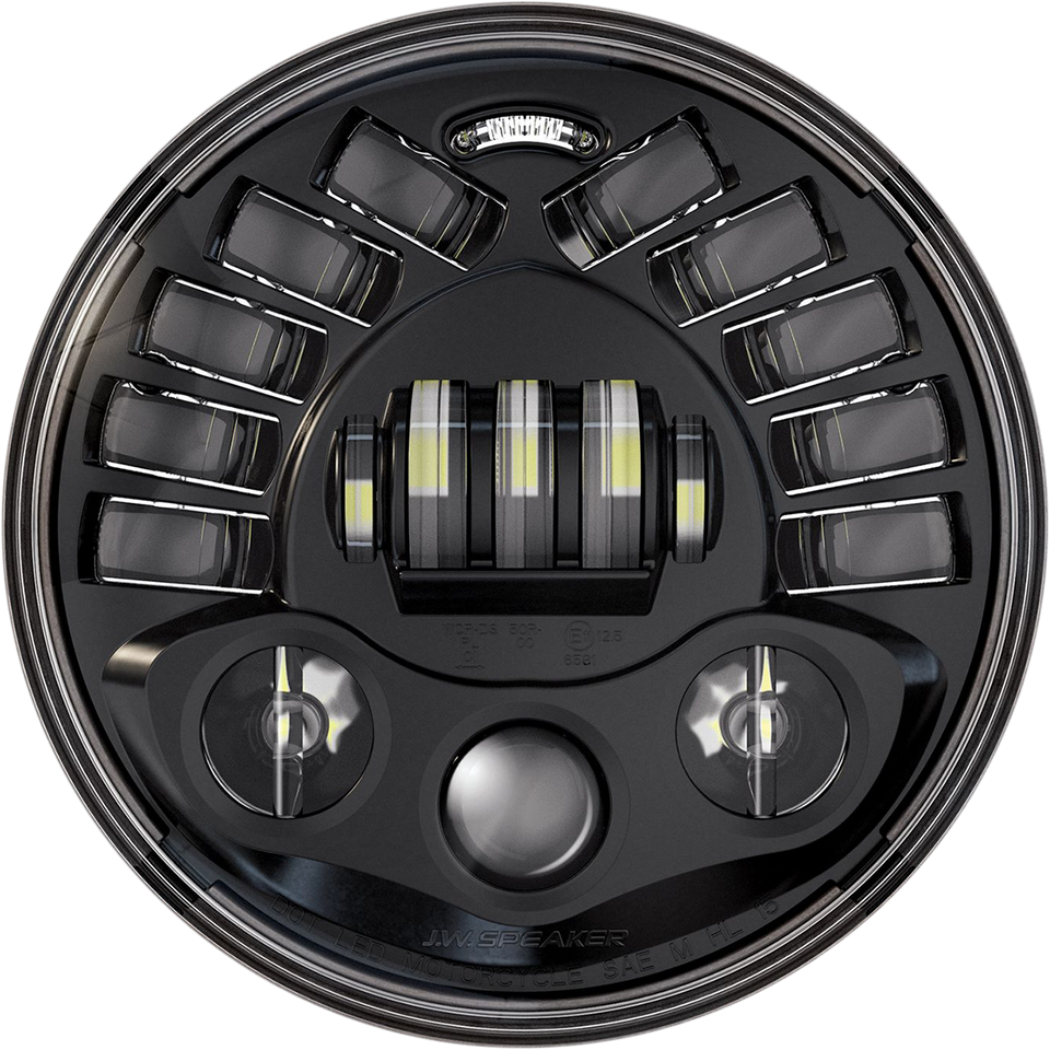 7" Adaptive Headlamp - Black - Lutzka's Garage