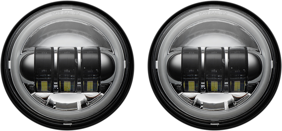 4.5" Passing Lamps - Chrome - Lutzka's Garage