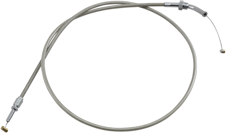 Throttle Cable - Push - Honda - Stainless Steel - Lutzka's Garage