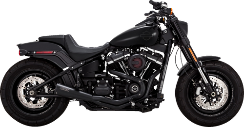 2-into-1 Upsweep Exhaust System - Black - Stainless Steel - Lutzka's Garage