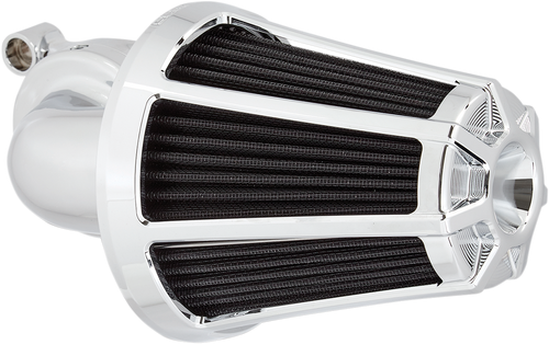 Beveled Monster Air Cleaner - Chrome - Lutzka's Garage