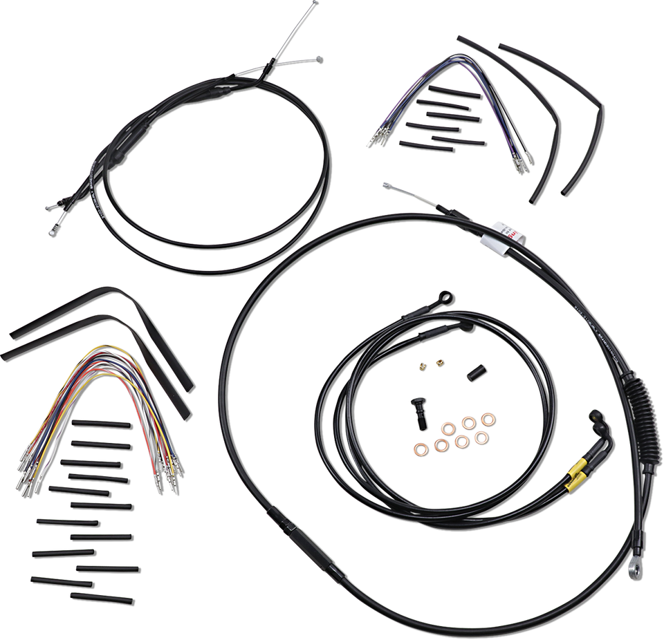 Control Kit - 16" Ape Hanger Handlebars