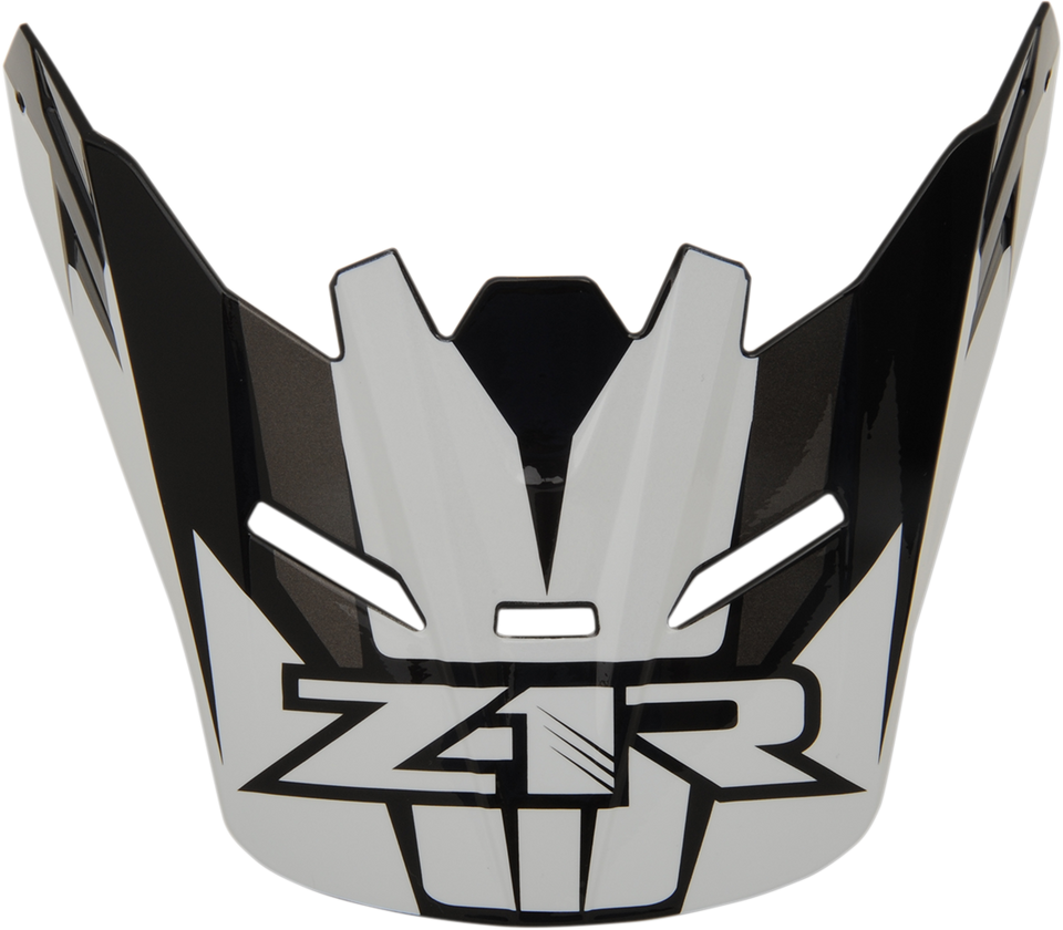 Youth Rise Visor Kit - Ascend - Black/White - Lutzka's Garage