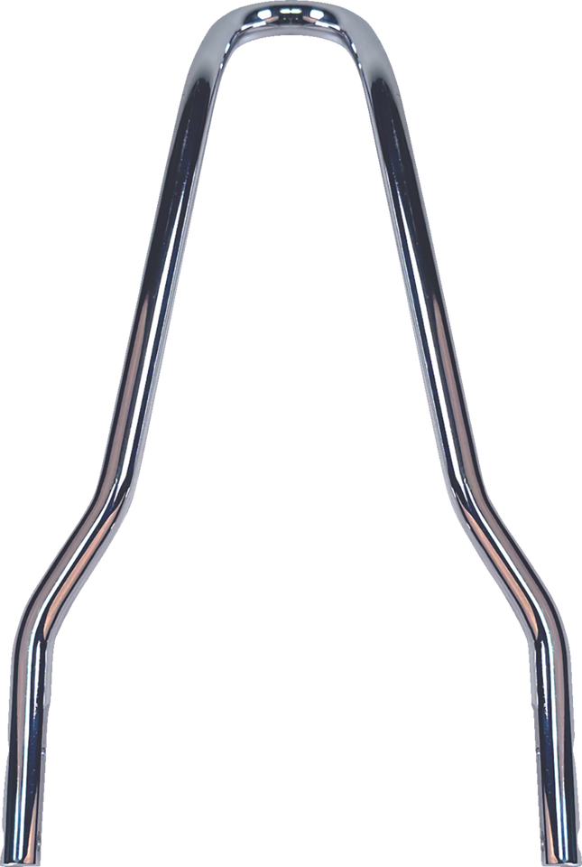 Round Tapered Sissy Bar - Black - 11.49"H x 8.25"W - Lutzka's Garage