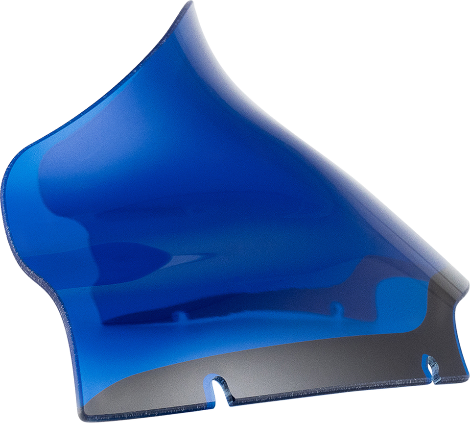 Kolor Flare Sport Windshield - 9" - Blue - FLTR - Lutzka's Garage