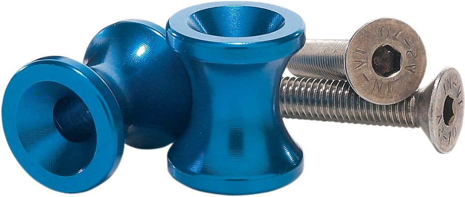 Swingarm Spool - Blue - 6 mm - Lutzka's Garage