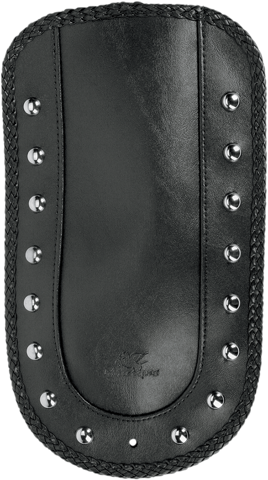 Solo Seat Fender Bib - Studded Chrome