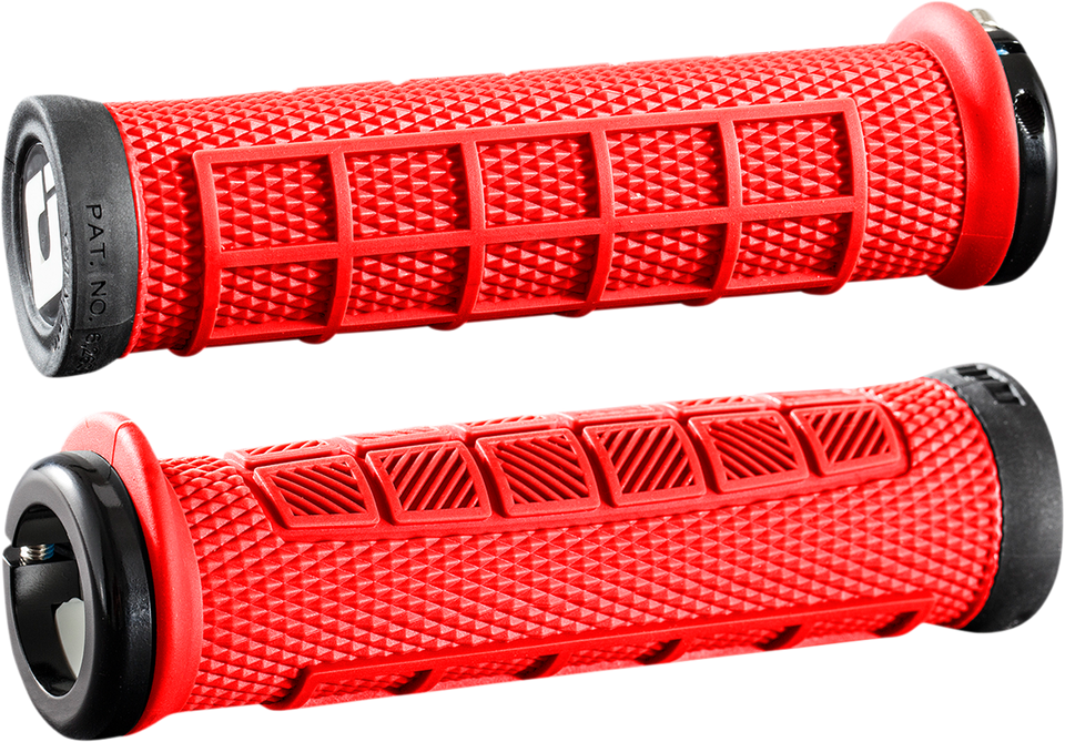 Elite Pro MTB Grips - Red/Black - Lutzka's Garage