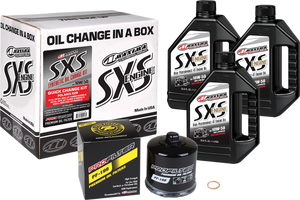SXS Synthetic Oil Change Kit - Polaris Turbo - 10W-50