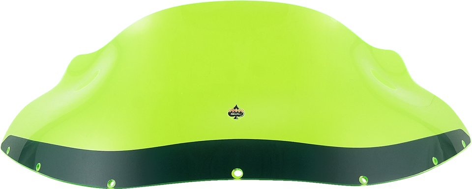 Kolor Flare Windshield - 9" - Green Ice - FXRP