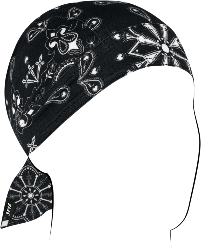 SportFlex® Flydanna® - Black Paisley - Lutzka's Garage
