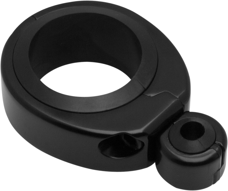 Cable Clamp - Single - 1-1/4" - 1-1/2" Mounting Diameter - Black - Lutzka's Garage