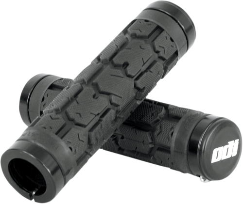 Grips - Rogue - No Flange - Black - Lutzka's Garage