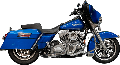 Nasty Bastard 2:1 Exhaust - Chrome - 97-16 FL - Lutzka's Garage