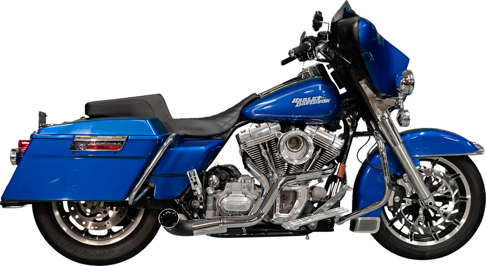 Nasty Bastard 2:1 Exhaust - Chrome - 97-16 FL - Lutzka's Garage