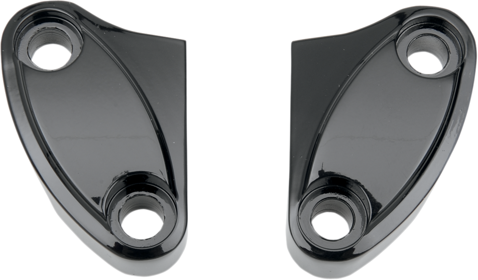 Handlebar Clamp - Two-Piece - Black - Lutzka's Garage