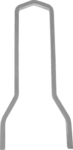 Square Sissy Bar - Chrome - 15.4