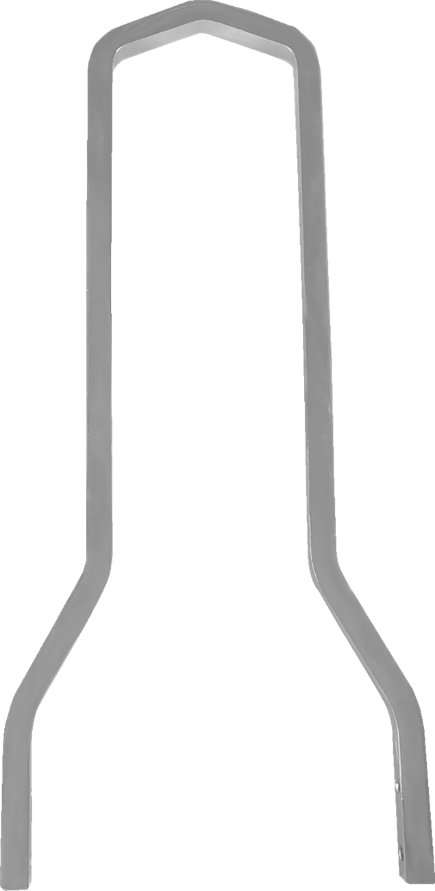 Square Sissy Bar - Chrome - 15.4