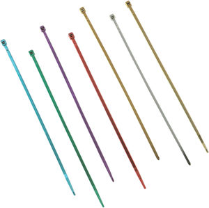 Chrome Cable Tie 4" 10 Pack
