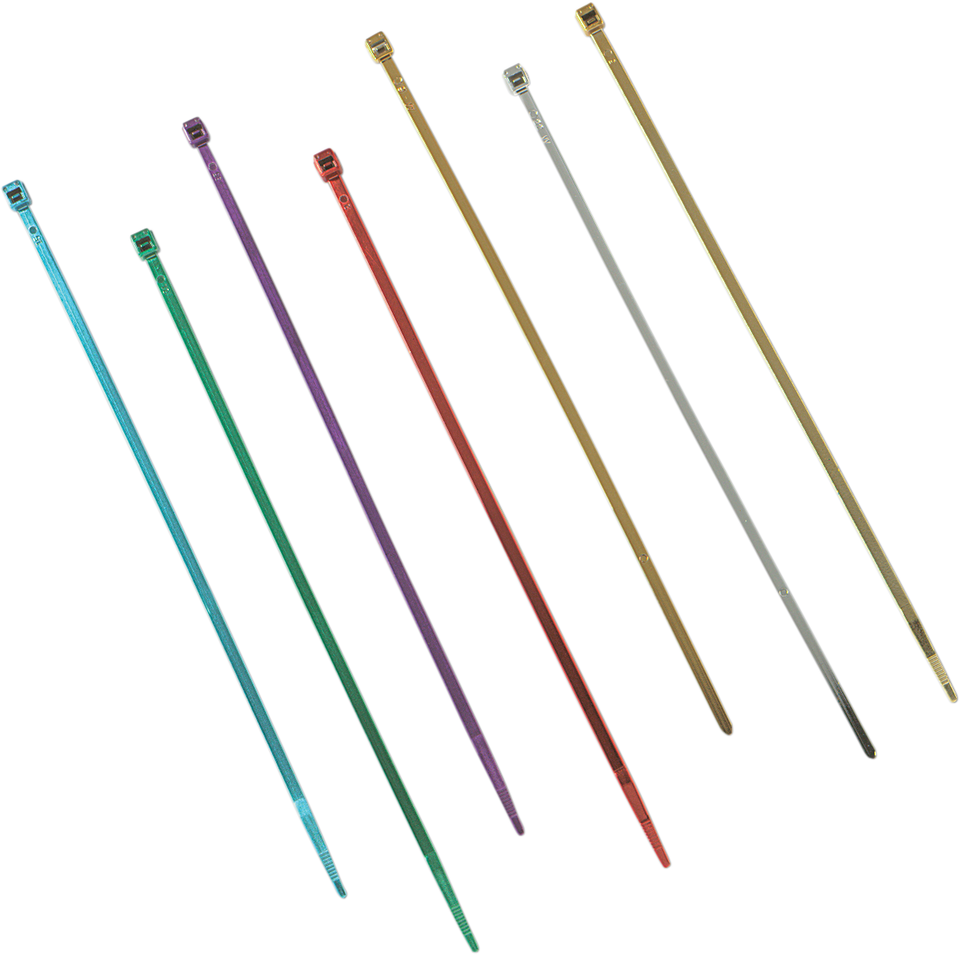 Chrome Cable Tie 11" 10 Pack