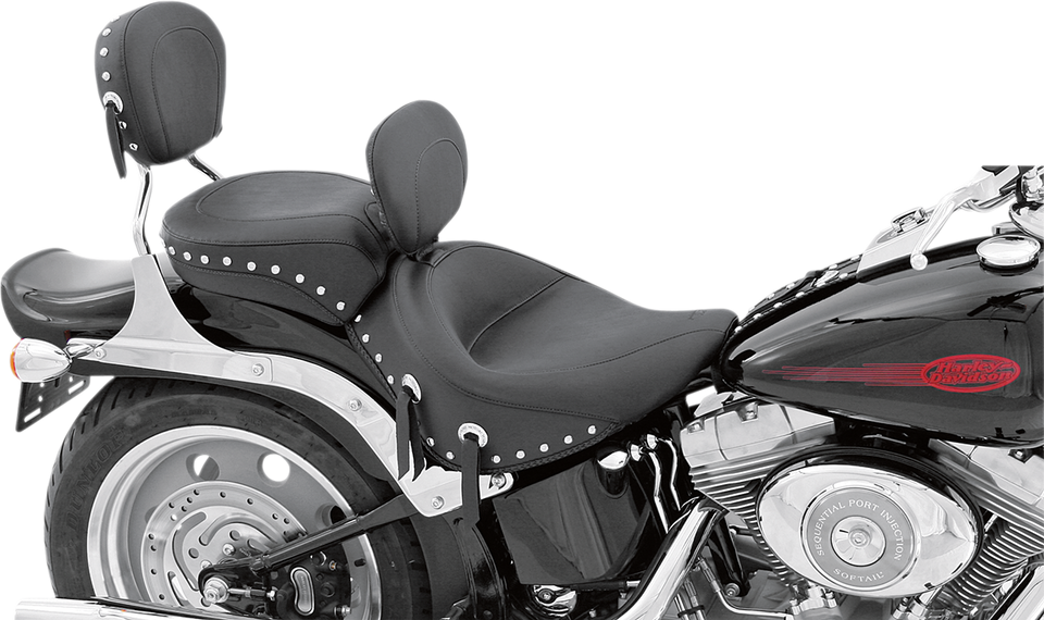 Studded Solo Seat - Drivers Backrest - Softail 06-10