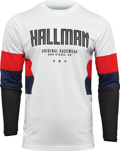 Hallman Differ Draft Jersey - White/Red/Navy - Small - Lutzka's Garage