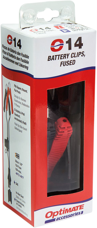 Charger Cord - SAE to Fused Battery Clips