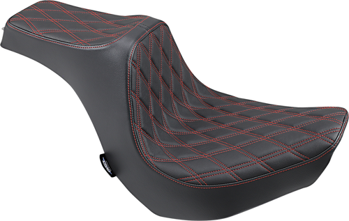 Predator III Seat - Double Diamond - Red Stitching - FXBR/S 18-22