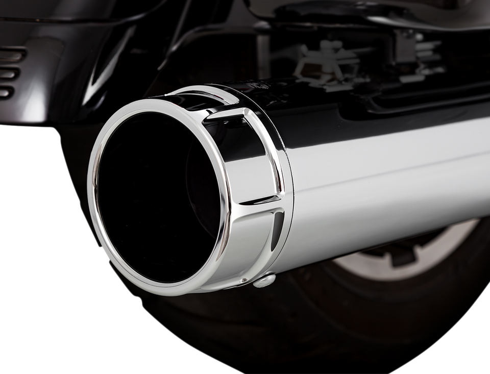 4.5" Torquer Mufflers for FL - Chrome - Lutzka's Garage