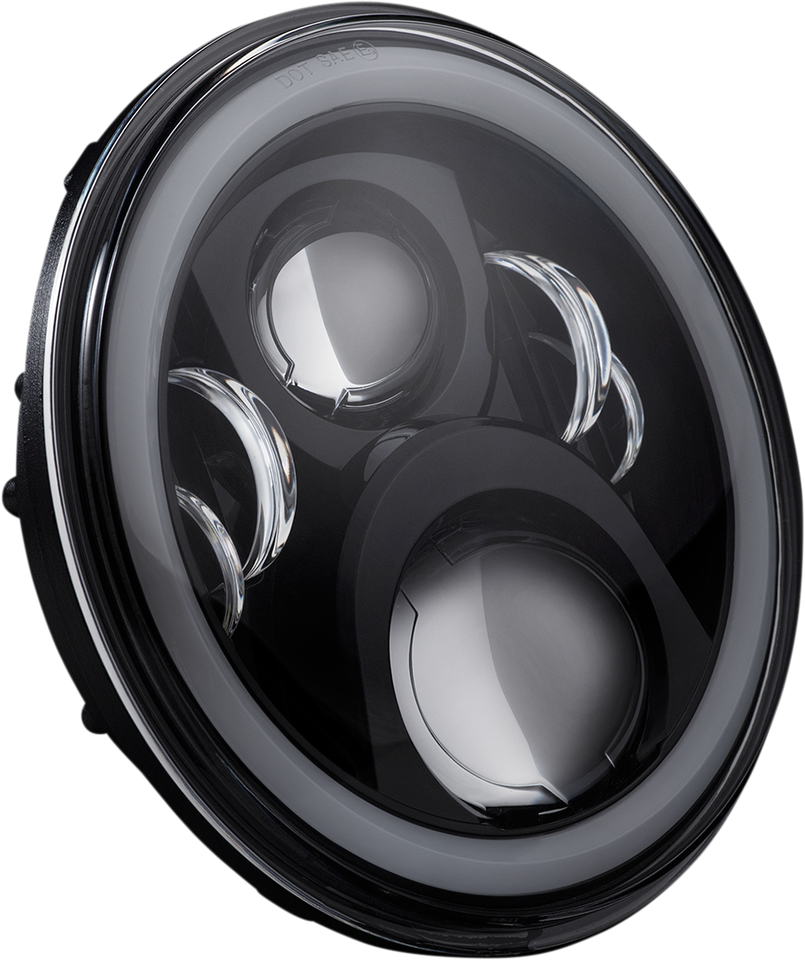 Headlamp - 7" - LED - Black - Lutzka's Garage