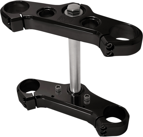 Elite Triple Trees - Black - 49 mm - FXD - Lutzka's Garage