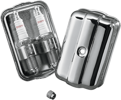 Plug Holder - Chrome - F/H-D - Lutzka's Garage